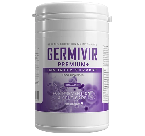 Germivir: Confezione dell'integratore naturale antiparassitario e depurativo.